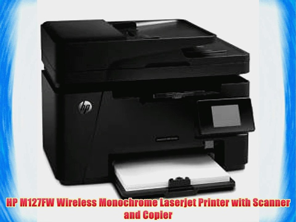 HP M127FW Wireless Monochrome Laserjet Printer with Scanner and Copier