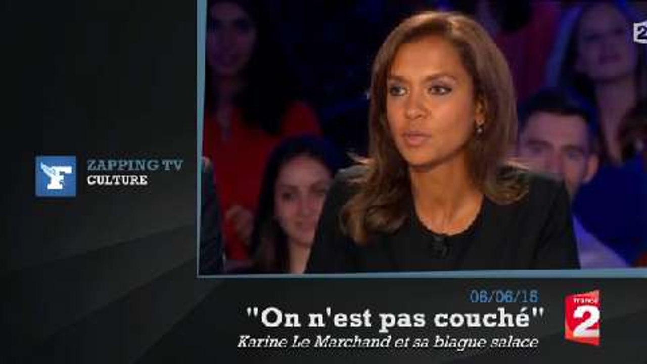 Les blagues salaces de Karine Le Marchand dans On n'est pas couché