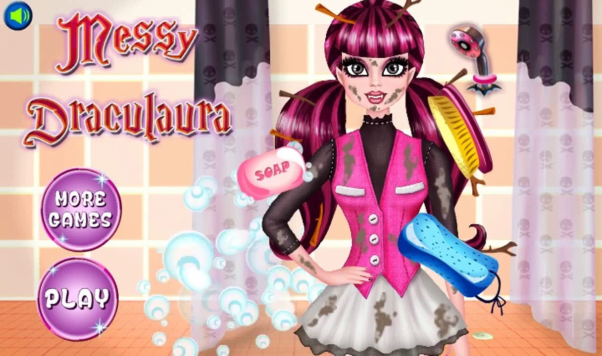 Monster High Messy Draculaura Games For Girls, Children - Gry Dla Dziewczynek ❤♥❤