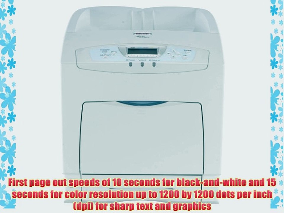 Ricoh Aficio SP C410DN Color Laser Printer (White)