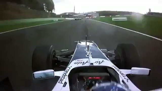 F1 2010 - Rubens Onboard Crash - SPA