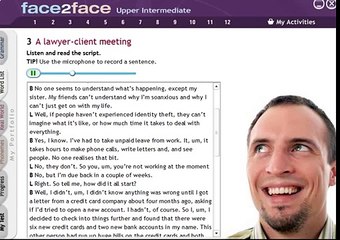 Listening English Practice 8 (face2face upper intermediate book)