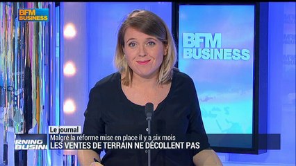 Les ventes de terrains ne décollent pas