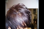 HAIR-WAX HAIRSTYLING FOR A GUY WITH A MEDIUM-LAYERED HAIR(SWITCHSCISSORS)