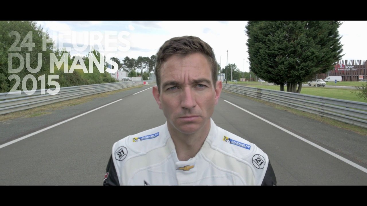 24 Heures du Mans 2015 - #OnTrackWith Oliver Gavin sur la ligne droite des Hunaudières