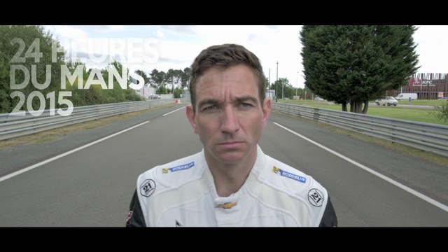 24 Heures du Mans 2015 - #OnTrackWith Oliver Gavin sur la ligne droite des Hunaudières