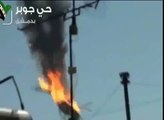 BREAKING NEWS Syria Civil WAR: Syrian GOVERNMENT ARMY helicopter shot down by RE
