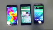 Сравнение Samsung Galaxy S5 Sony Xperia Z2 и HTC One M8 Что выбрать?