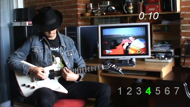 Fernando Alonso China 2010 lap on slide guitar - Vuelta de Alonso a China 2010 en guitarra