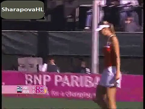 Maria Sharapova Vs Tzipora Obziler Fed Cup 2008 Highlights