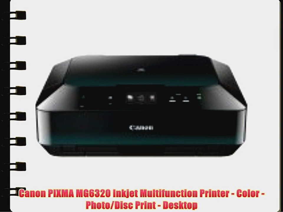Canon PIXMA MG6320 Inkjet Multifunction Printer - Color - Photo/Disc Print - Desktop