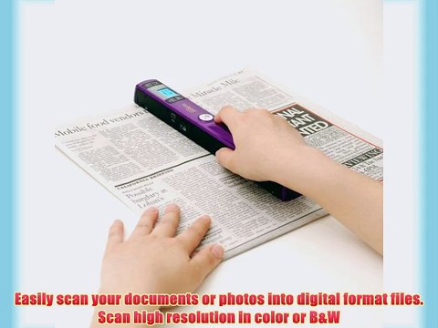 VuPoint Solutions PDS-ST441PU-VP Magic Wand Portable Scanner w/ Preview Display 900 DPI Resolution