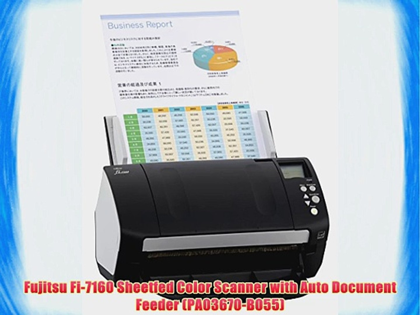 Fujitsu Fi 7160 Sheetfed Color Scanner With Auto Document Feeder