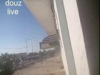 فيديو حصري : مواجهات عنيفة بين البوليس والمتظاهرين في دوز