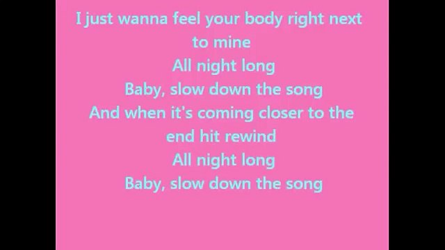 Slow down Selena Gomez lyrics