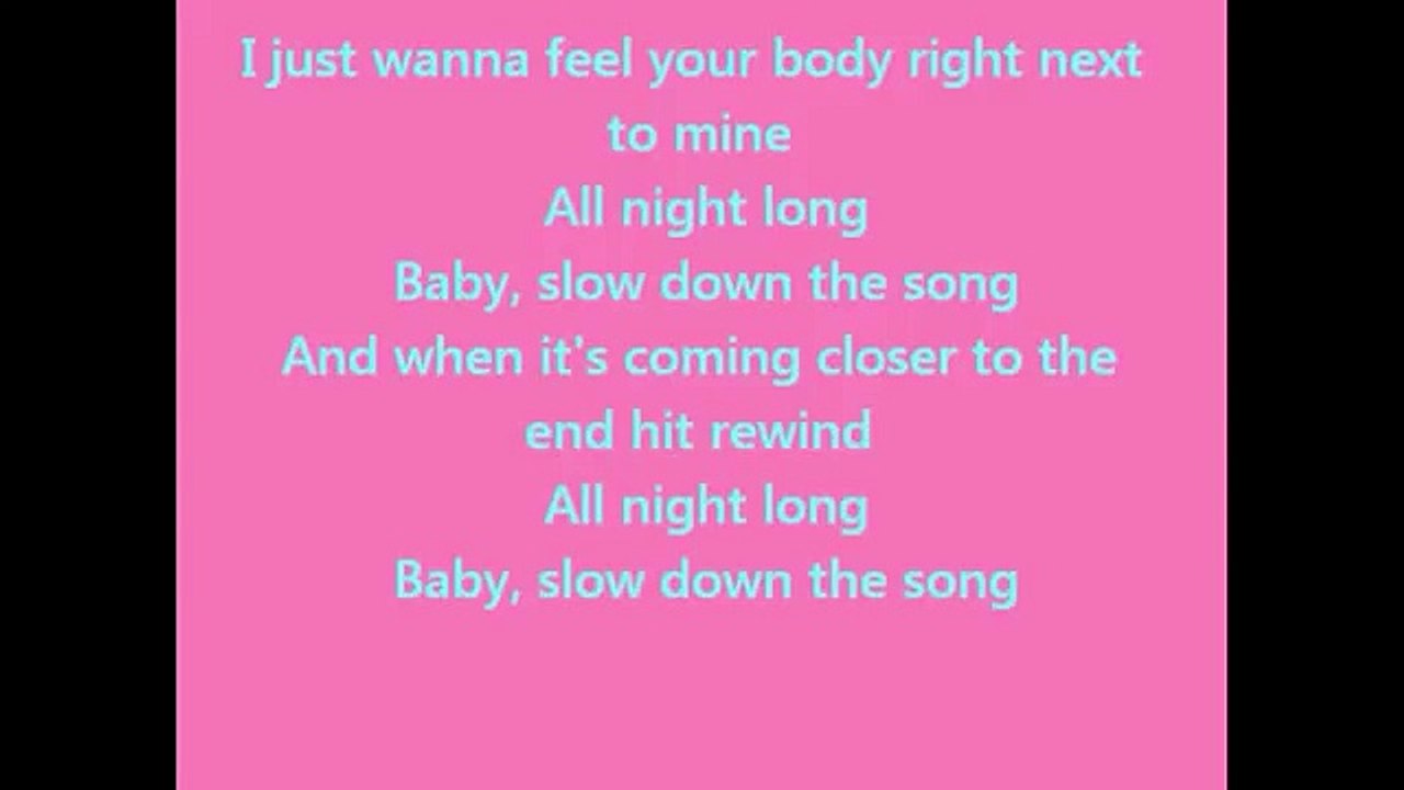 Slow down Selena Gomez lyrics