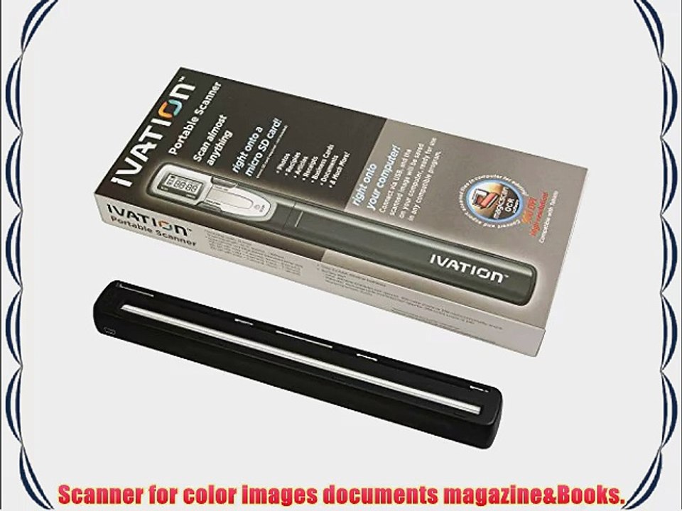 Document Scanner Mobile Scanner Handheld Scanner 900DPI Color