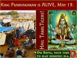 King Prabhakaran ALIVE - confirmed on TVI & Hindus. July 28. (Memory Vanni Tamil Eelam Genocide LTTE Tamil Tigers Hindus Indian Army Sikhs Om)