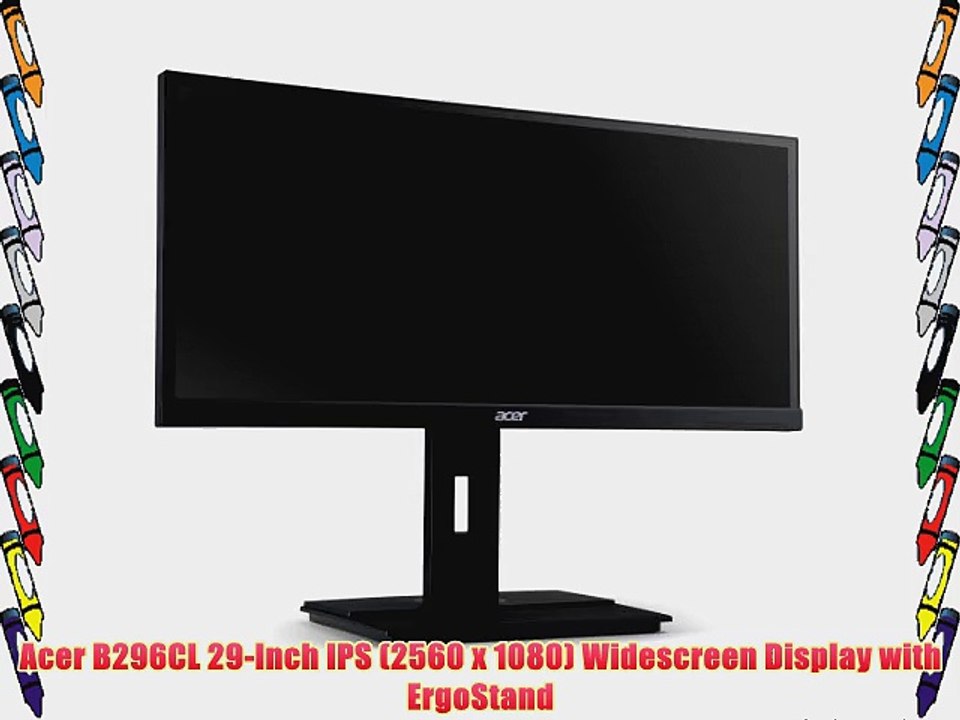 Acer B296CL 29-Inch IPS (2560 x 1080) Widescreen Display with ErgoStand