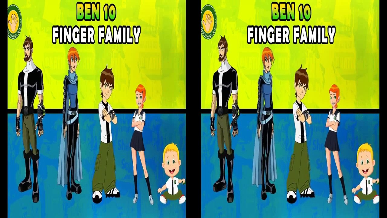 Finger Family BEN 10 Nursery Rhymes for Children and Babies
