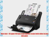 Epson WorkForce DS-860 Hi Speed Sheet-Fed Color Document Scanner 80 page Auto Document Feeder