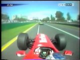 F1 Australian GP 2000 Rubens Barrichello following Heinz Harald Frentzen Onboard