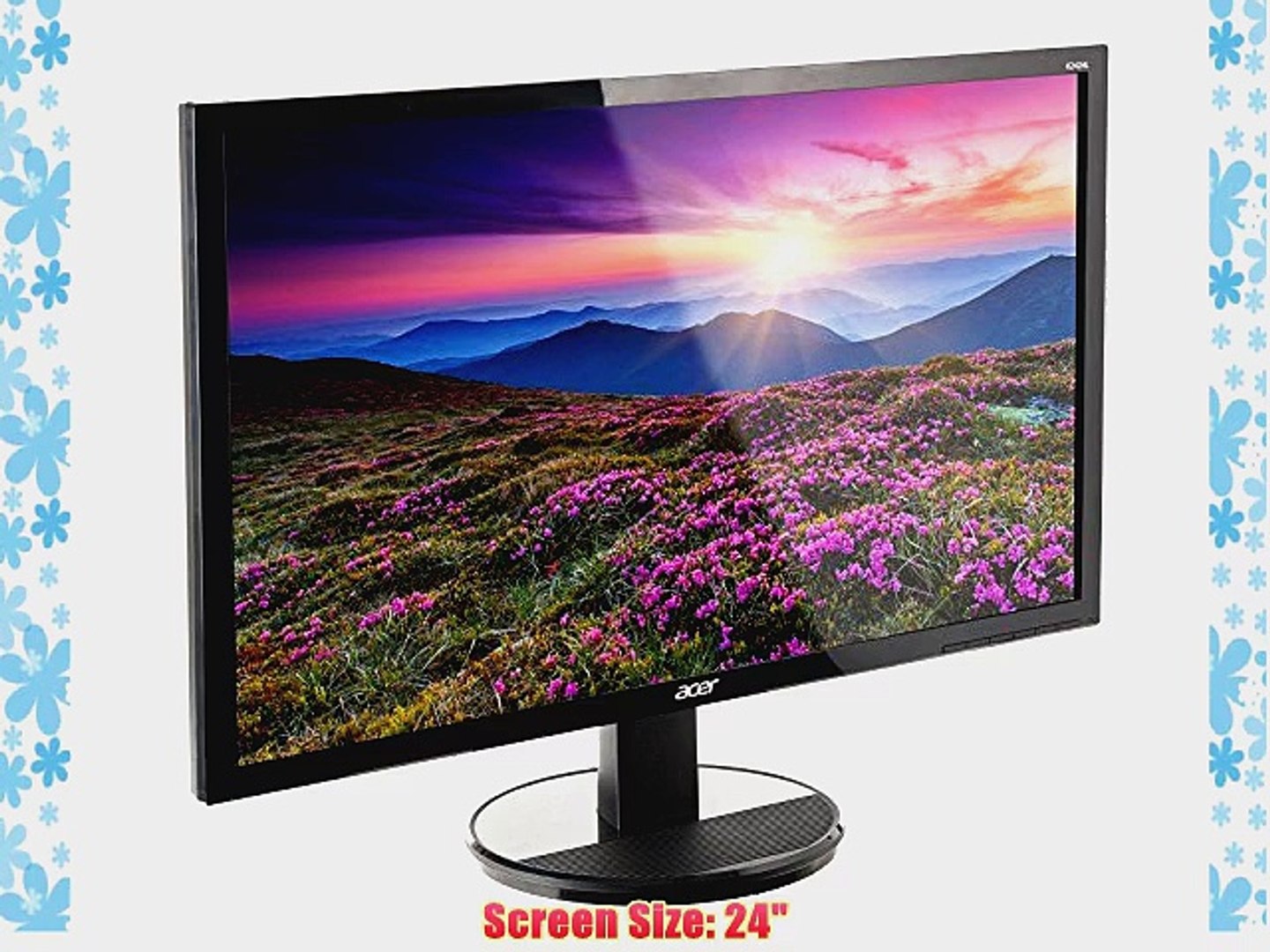 Acer K242HL 24 LED LCD 1080p Full HD Monitor (Mercury Free) - video  Dailymotion