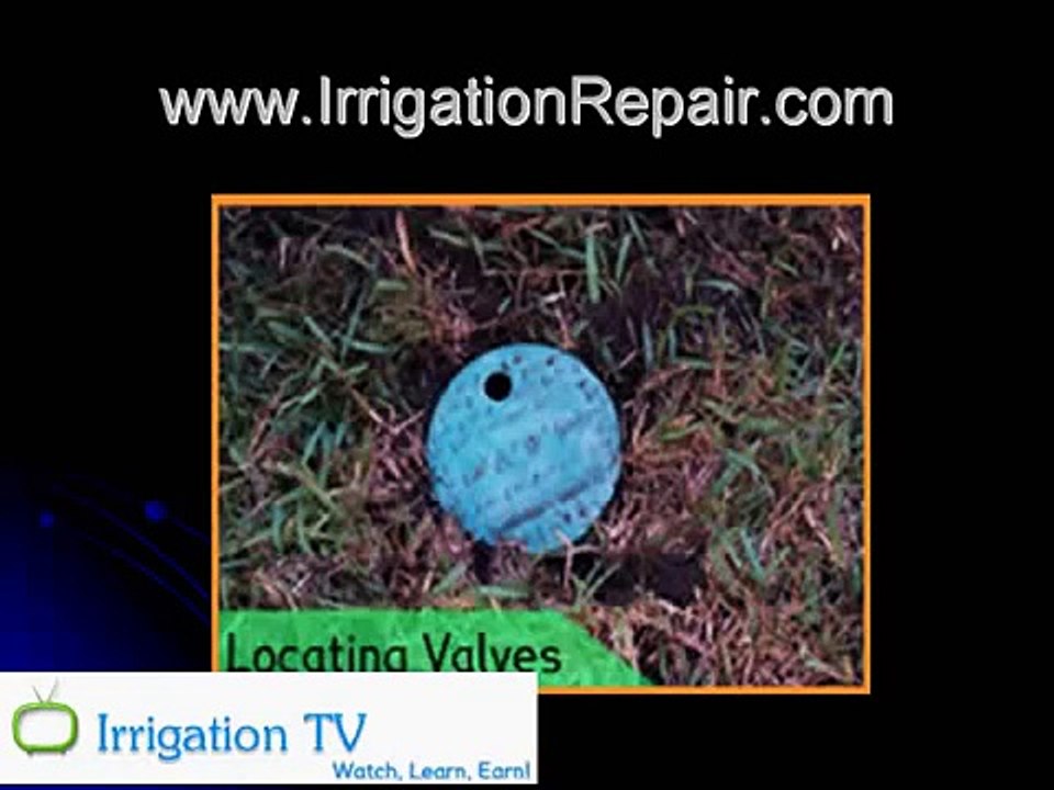 Lawn Irrigation Sprinkler Valve Repair
