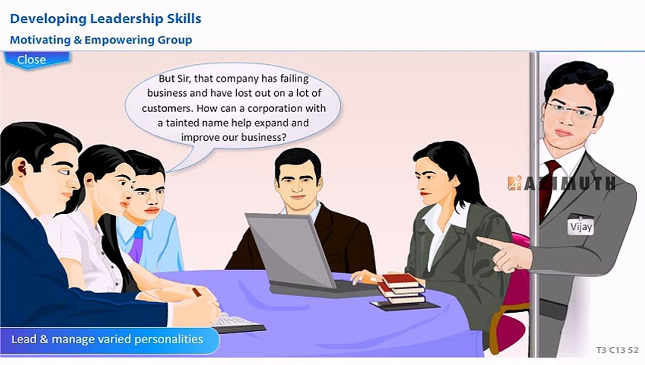 Learn Leadership Skills - Motivating & Empowering Group