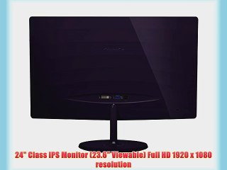 Philips 247E6QDSD 24 Class IPS LED Monitor w/ MHL-HDMI