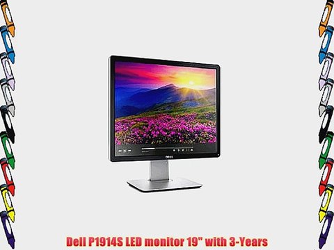 Dell P1914S Black 19-inch 1280 x 1024 8ms (GTG) LED Backlight Height Pivot Swivel Tilt LCD
