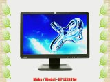 HP LE1901w Black 19 Screen 1440 x 900 Resolution Refurbished LCD Flat Panel Monitor