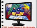 ViewSonic VA2037A-LED 20-Inch LED-Lit LCD Monitor 16:9 5ms Anti-Glare