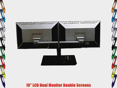 Upstar Pumum DVI VGA GS80 18.5-Inch Screen LCD Monitor