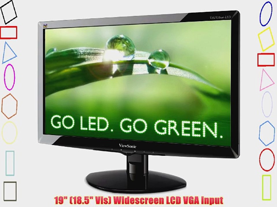 Viewsonic VA1938WA-LED 19-Inch Widescreen LED Monitor