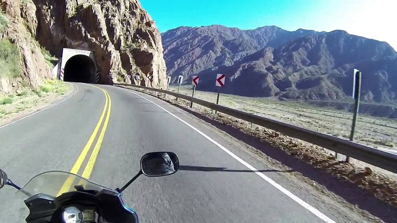 Viajando de moto