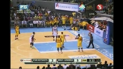 Ginebra vs Purefoods Star Hotshots 1st Quarter Governor's Cup June 7,2015