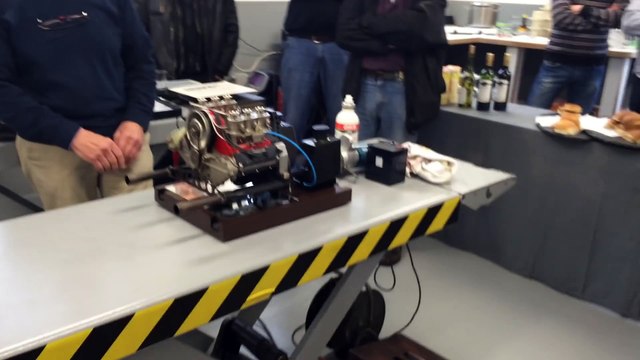 Mini Porsche 911 engine : working demonstration