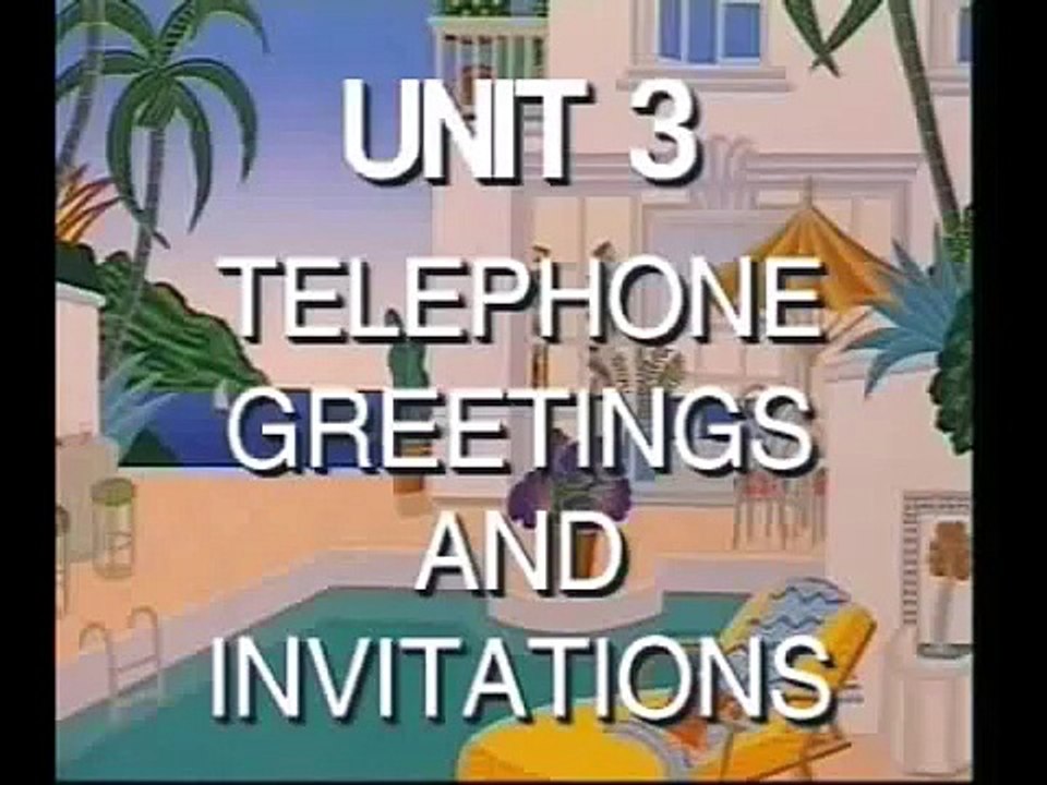 Daily Conversation English Unit 03