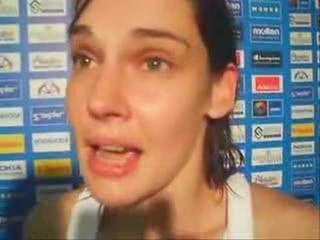 Back stage interview with Sandra LE DREAN (France)