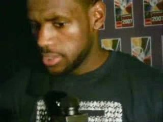 Exclusive interview with Lebron JAMES (USA)