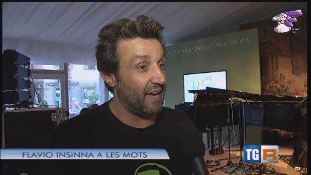 Flavio Insinna presenta La macchina della felicità (Intervista al TgR Valle d'Aosta, 8 giugno 2014)