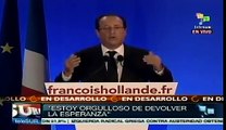 Estoy orgulloso de devolver la esperanza: François Hollande