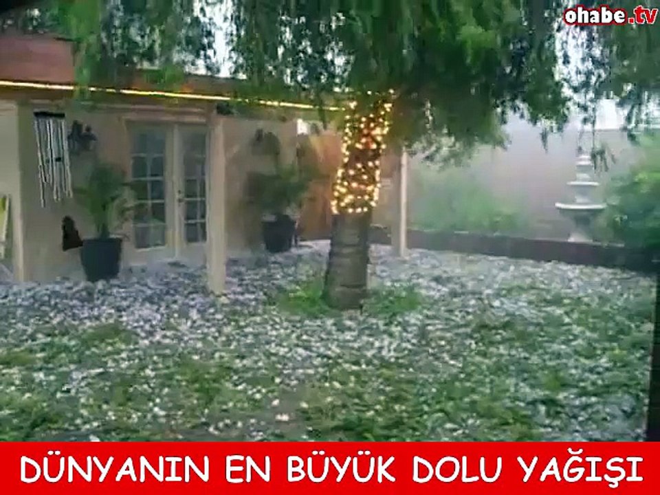 Dünyanın En Büyük Dolu Yağışı