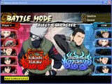 Naruto Legends Akatsuki Rising PSP - Kakashi vs Neji