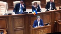 Mihai Ghimpu, discurs in Parlament