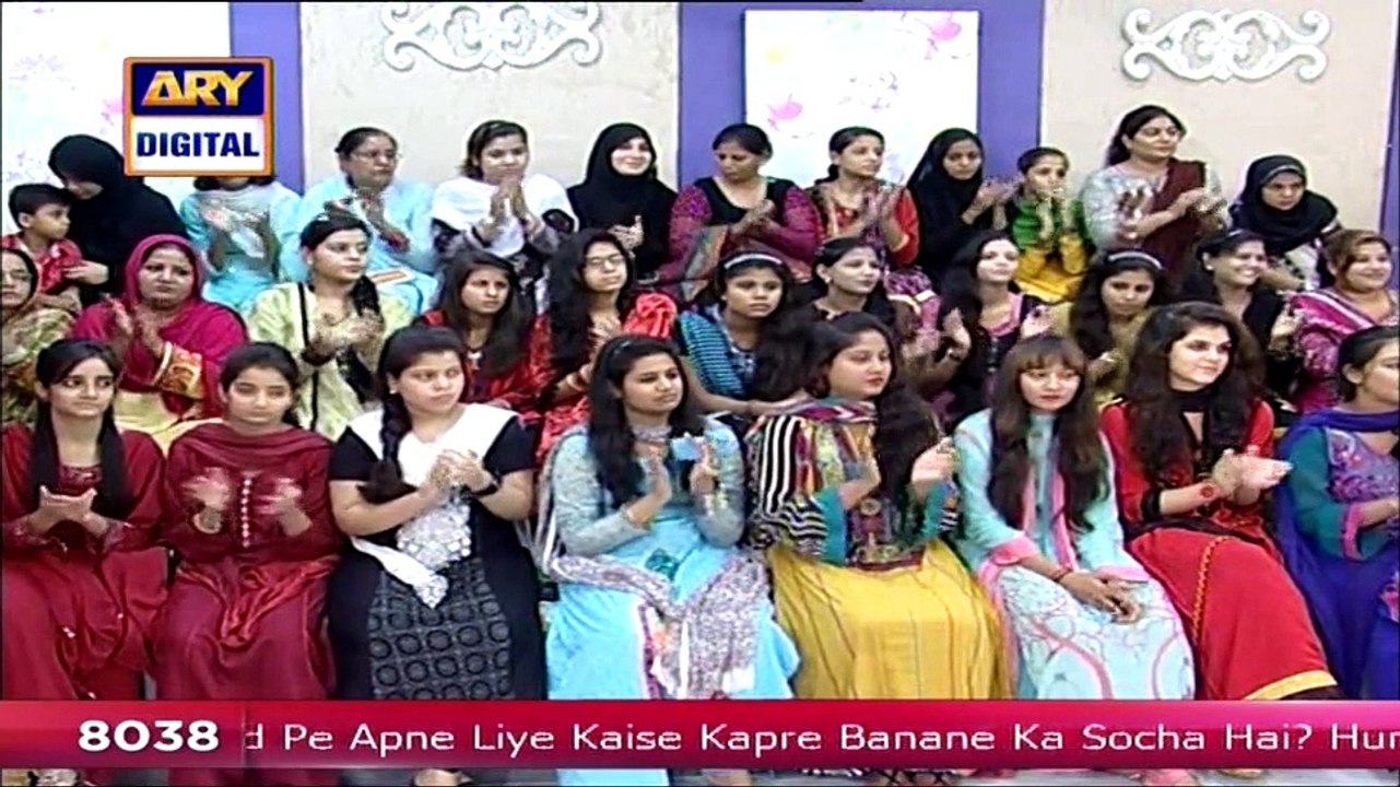 Good Morning Pakistan With Nida Yasir on ARY Digital Part 3 - 8th June 2015