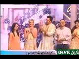 Wasim Akram and His Wife Shaniera Walk On the Ramp in Karachi Bridal Fashion Show