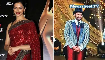 Love blush- Deepika and Ranveer wear matching outfits at IIFA 2015