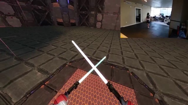 Sabre laser en réalité virtuelle (Occulus Rift)